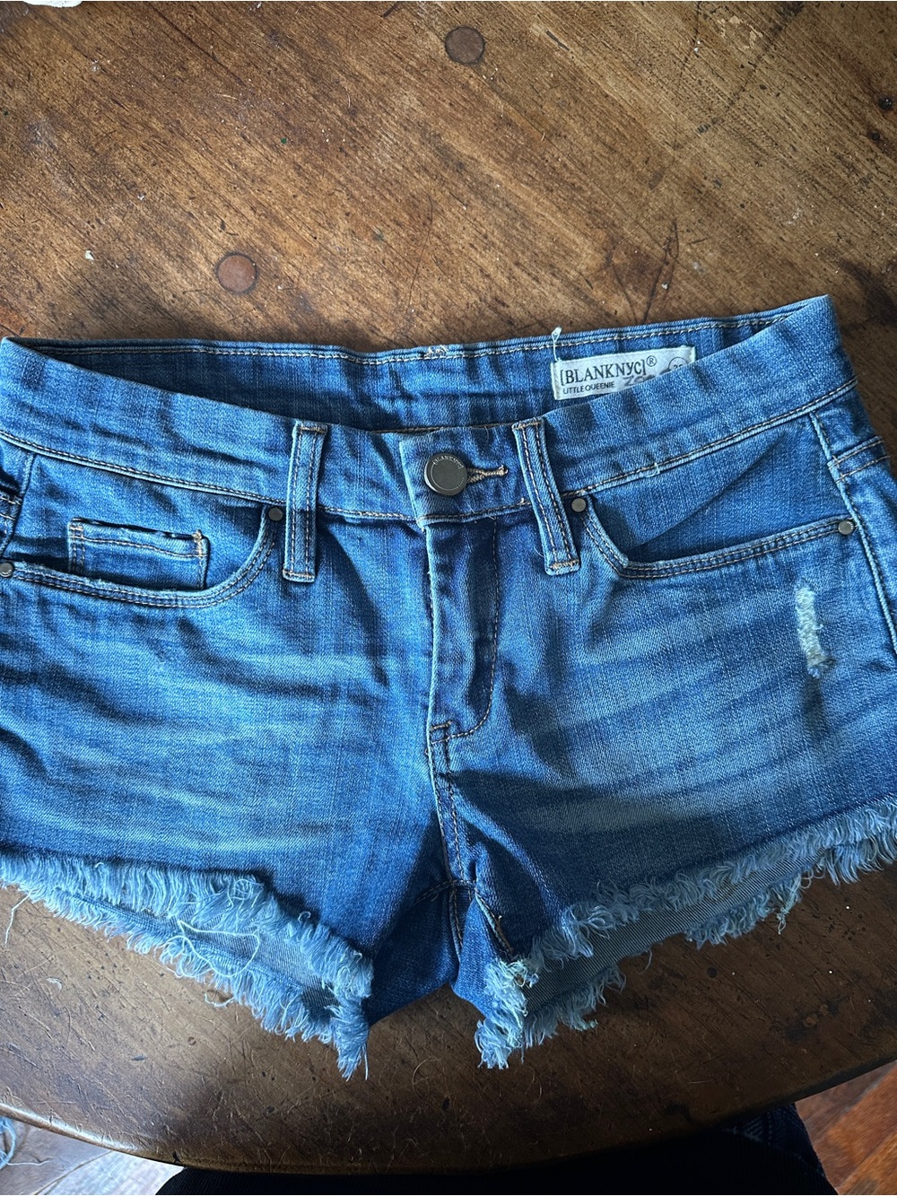 denim shorts